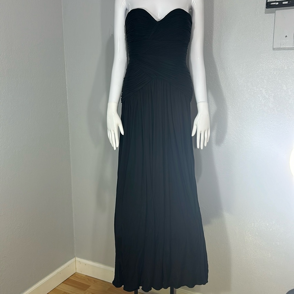 Vintage Oscar De La Renta Strapless Gown - Picture 2 of 11